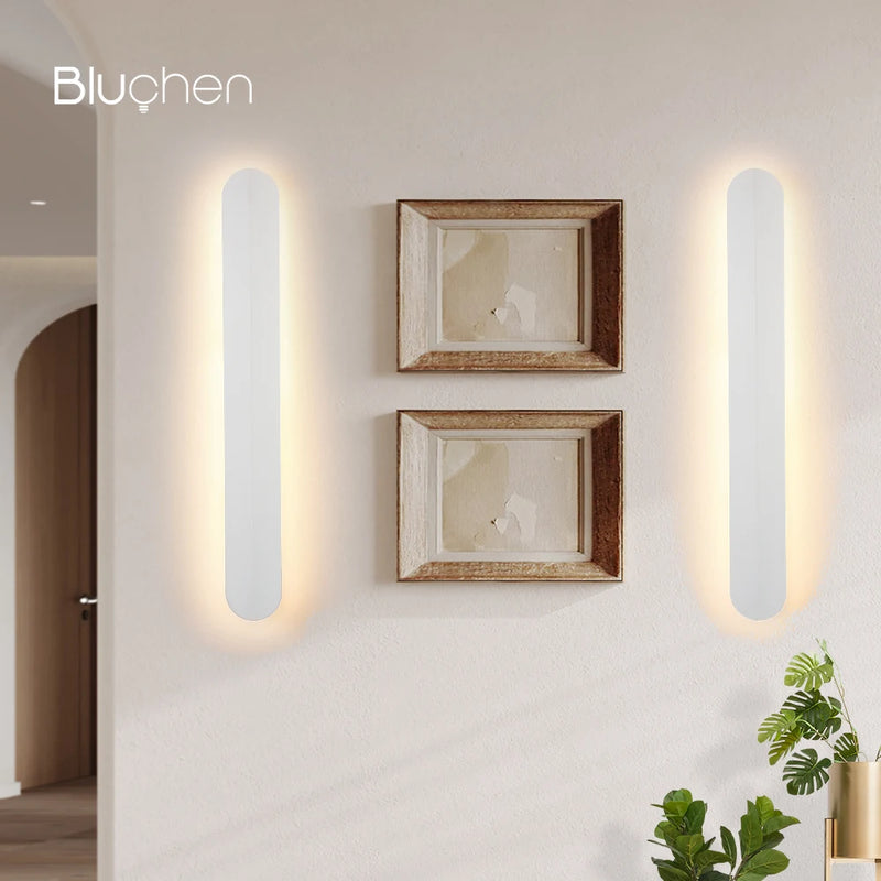 applique murale moderne led en fer style nordique