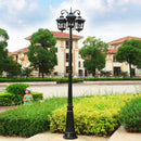 Outdoor waterproof multi-head LED garden lamp
