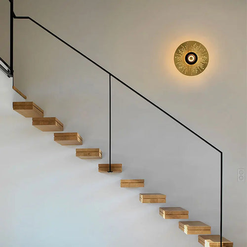 applique murale led moderne en acier inoxydable pour magasin