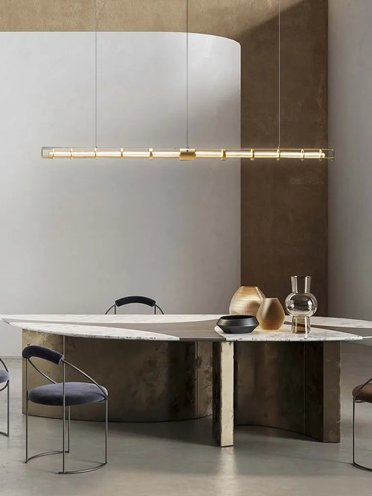 Lustre Nordique en verre Moderne