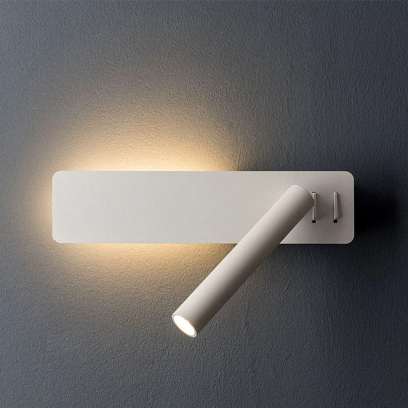 Applique murale led rotative 6w 3w chambre tête lit livre nuit - vue 3 sur 8