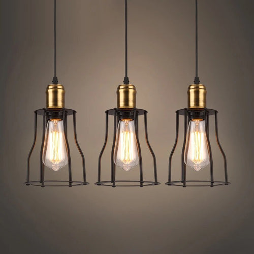 Suspension industrielle Vintage américaine pour Loft