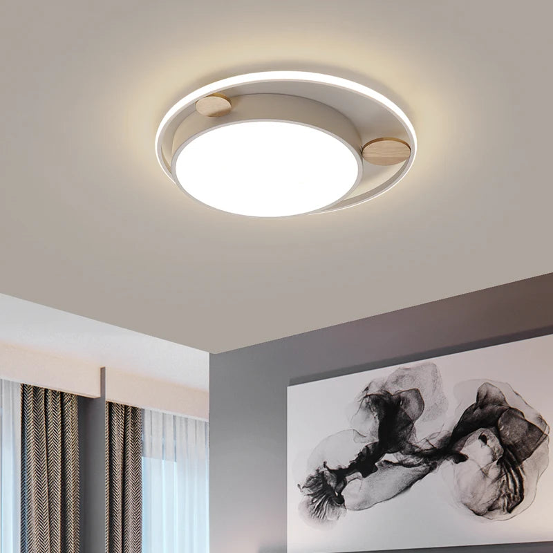 plafonnier led rond pour intérieur décoratif moderne et élégant - vue 4 sur 12
