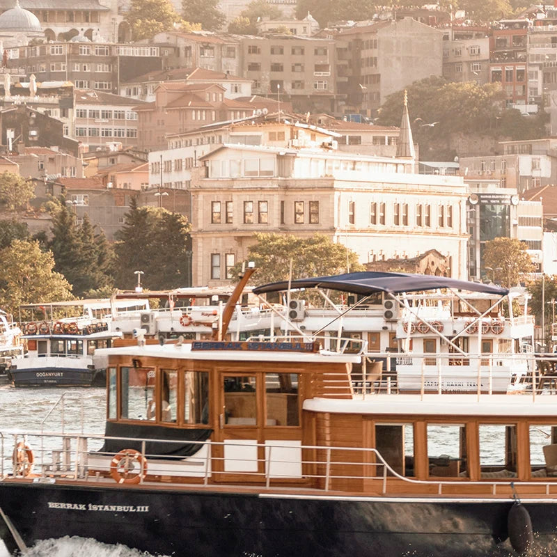 carte d'istanbul photographie paysage art mural moderne - vue 3 sur 10