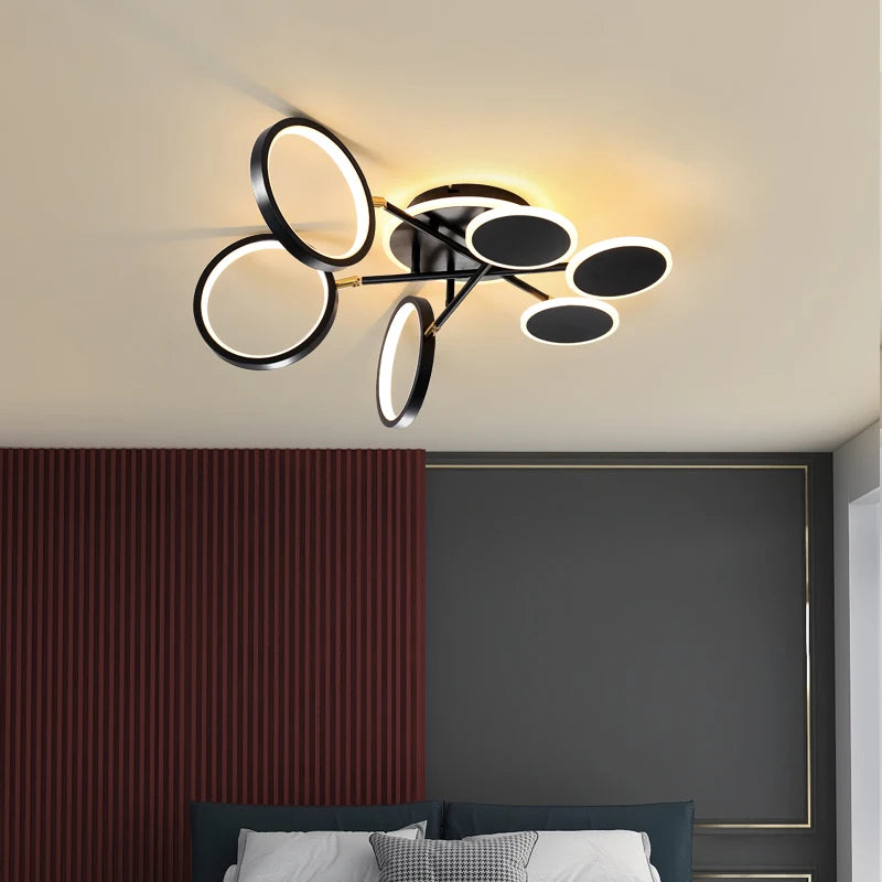 lustre créatif led pour décoration intérieure moderne - vue 7 sur 15