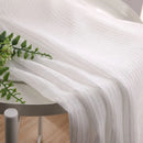 Voilage tulle rayé style art deco europeen