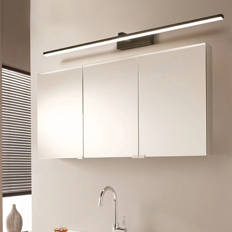 Applique murale miroir de salle de bains LED modernes en aluminium - vue 6 sur 6