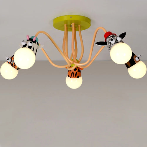 lustre animal pour chambre enfant et salle à manger