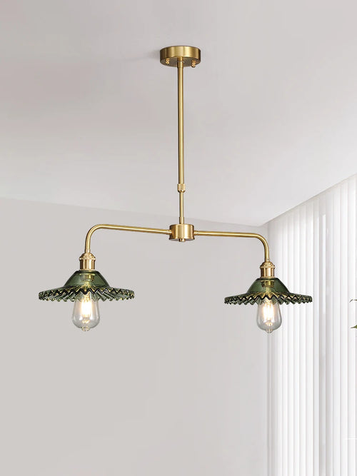 All copper dining room, simple table lamp, modern retro, nostalgic, Nordic porch, coffee shop, American style country Chandelier