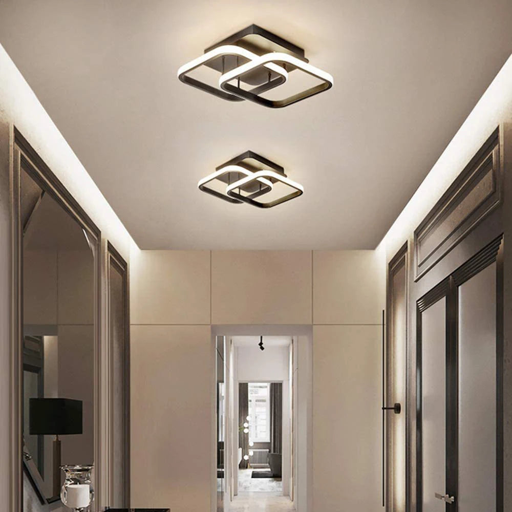 plafonnier led lumière ombre maison couloir chaud froid luminaire salon chambre éclairage
