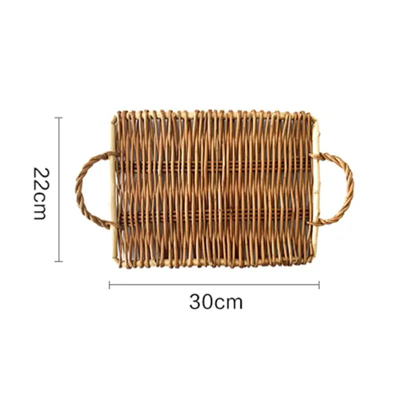 panier tissé à la main pour fruits et légumes rangement et pique-nique - vue 22 sur 29