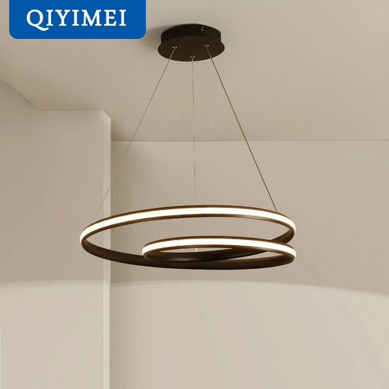 lampes suspendues modernes à led en aluminium