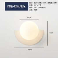Modern nordic minimalist bedside wall light creative art luxury for living room dining room and bedroom