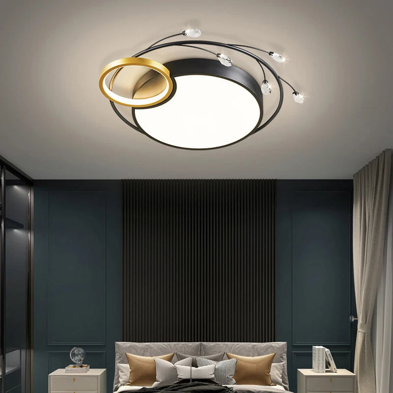 plafonnier moderne led pour décoration intérieure nordique - vue 5 sur 14