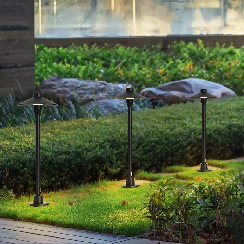 Lumières de pelouse lumières extérieures LED moderne en aluminium étanche IP54 Villas paysage lumières cour pelouse paysage éclairage de jardin - vue 5 sur 8