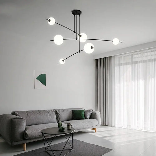 Minimalist Nordic designer pendant light for creative decor - vue 2 sur 7