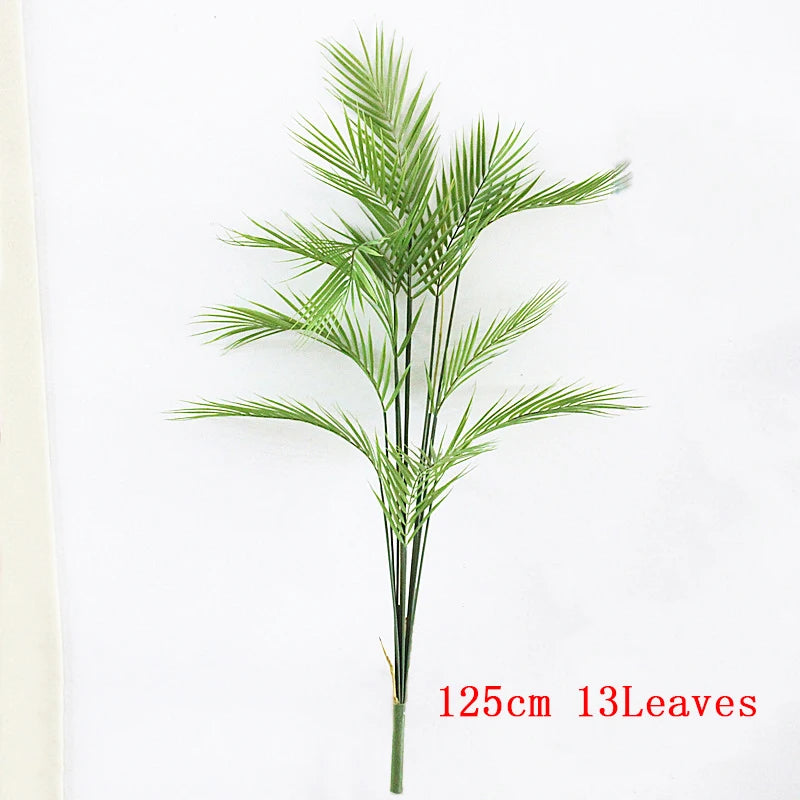 lot de 2 grandes plantes artificielles palmier tropical pour décoration intérieure - vue 8 sur 14