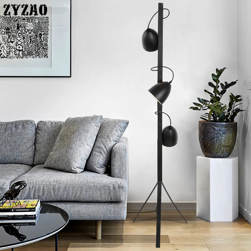 lampadaire nordique design créatif en fer pour intérieur - vue 4 sur 7