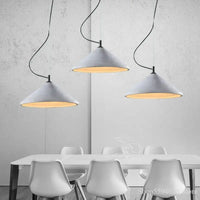 lustre en béton design loft pour bar et restaurant
