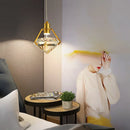 lustre led en cristal post-moderne pour décoration créative