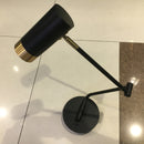 Nordic minimalist swing arm wall bedside lamp