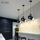 Nordic minimalist pendant light with adjustable angle