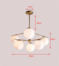 lustre led moderne décoratif nordique pour cuisine restaurant