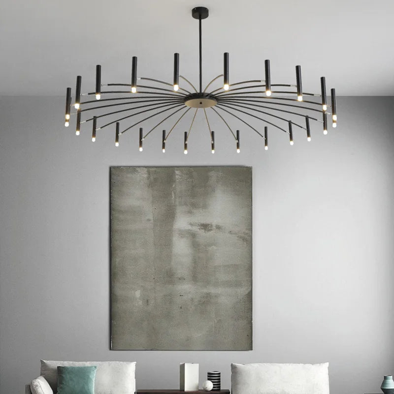 lustre moderne en design nordique pour un éclairage élégant - vue 3 sur 14