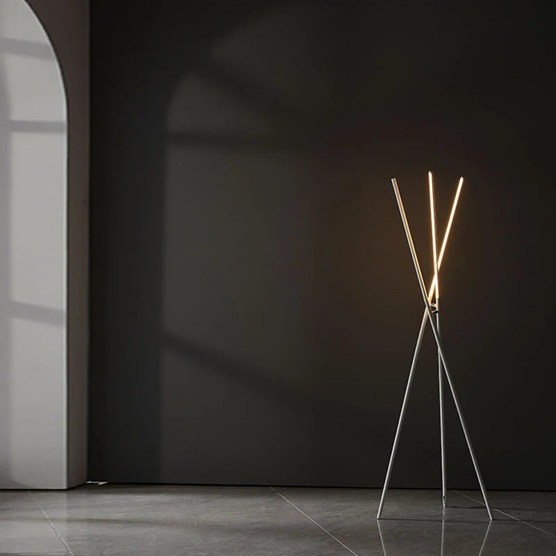 lampadaire nordique moderne design led pour décoration intérieure - vue 5 sur 7