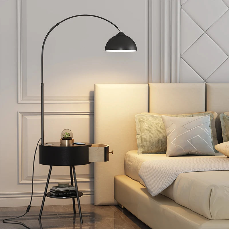 lampadaire haut de gamme avec étagère et livraison gratuite - vue 6 sur 8