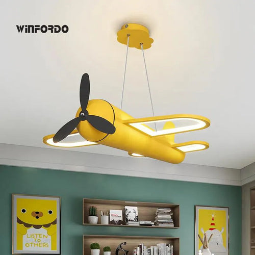 Lustre Led moderne en forme d'avion