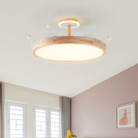 lustre nordique créatif couronne oiseau pour chambre enfants
