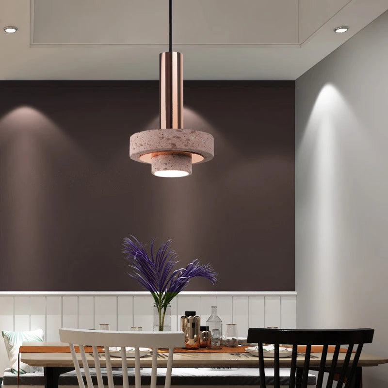 suspension en terrazzo design nordique pour divers espaces intérieurs