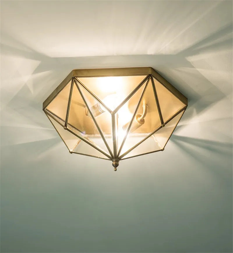 plafonnier vintage élégant pour intérieur moderne et chaleureux - vue 5 sur 6