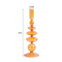 Nordic Glass candle holders, romantic Dinner home decoration, candlestick for birthday wedding, candle holder portavelas decor