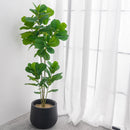 Artificial tropical ficus plant with realistic touch for indoor decoration