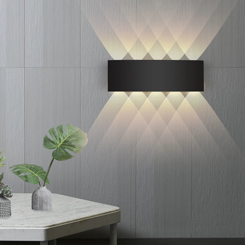 applique murale led étanche pour jardin extérieur et intérieur - vue 4 sur 8