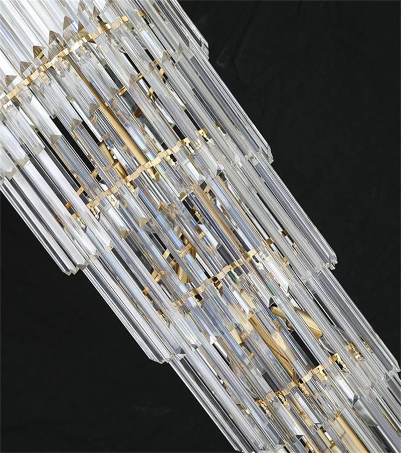lustre en cristal de luxe pour décoration intérieure élégante - vue 3 sur 8