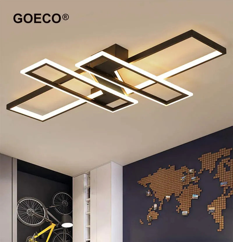 Lampe LED plafonnier salon déco maison éclairage - vue 2 sur 7