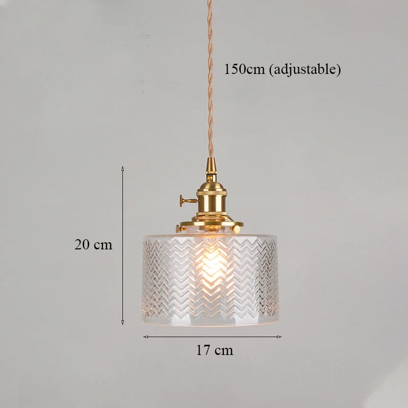 lustre en verre minimaliste japonais éclairage créatif design suspendu - vue 11 sur 15