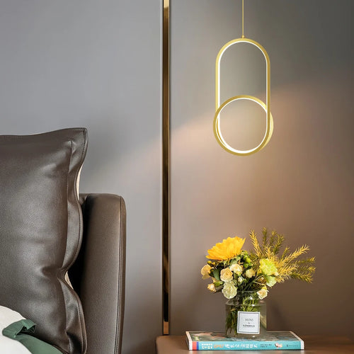 suspension de style moderne minimaliste de luxe - vue 2 sur 8