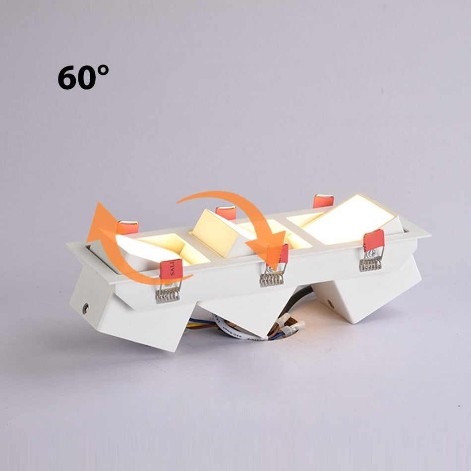 Spot LED encastrable carré 7W Colombe - vue 7 sur 9