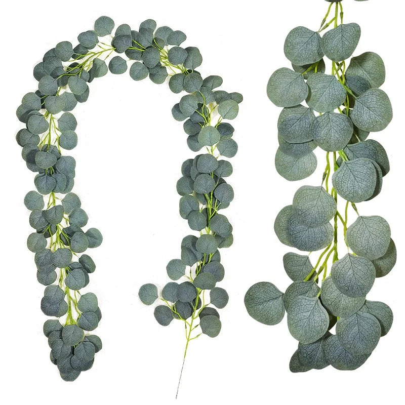 guirlande d'eucalyptus artificiel pour décoration de mariage et table - vue 15 sur 23