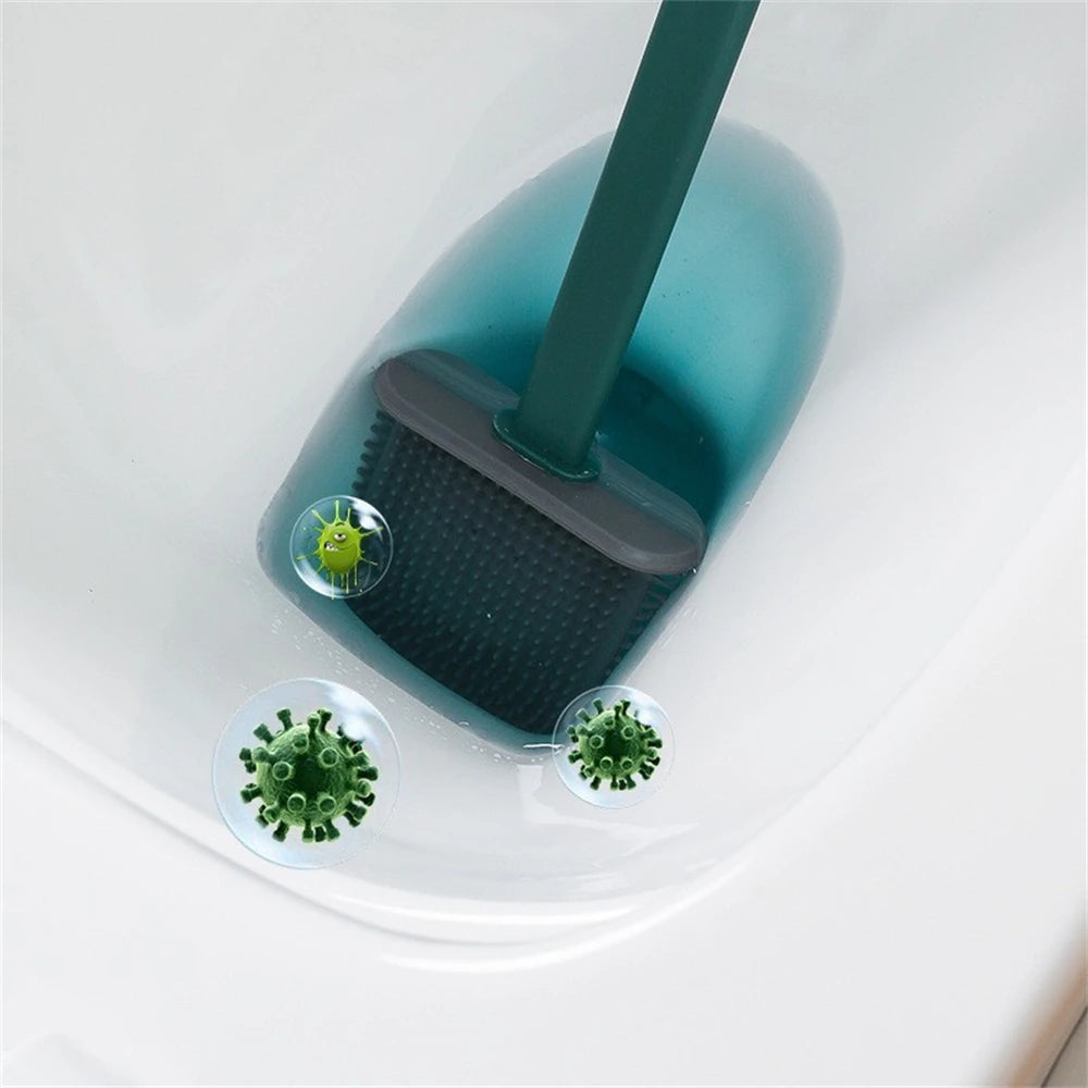 ensemble de brosses de toilette légères et durables pour salle de bain - vue 3 sur 9