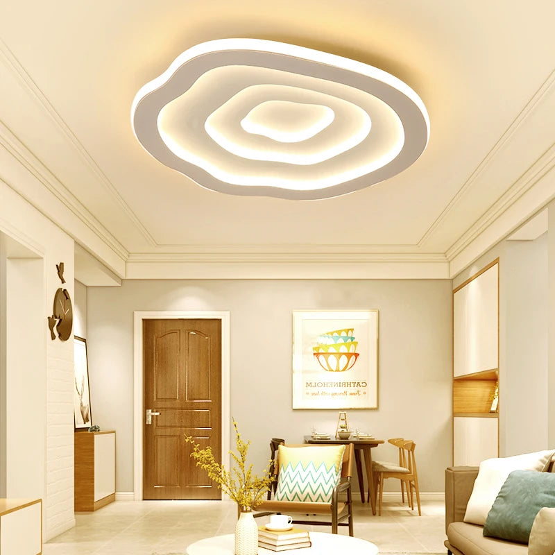 plafonnier led nuage nordique simple créatif romantique chaleureux - vue 5 sur 9