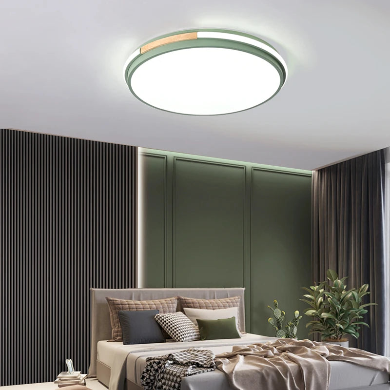 plafonnier rond design moderne pour intérieur lumineux décoratif - vue 3 sur 12