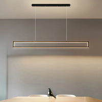 suspension led modernes rectangle pour intérieur