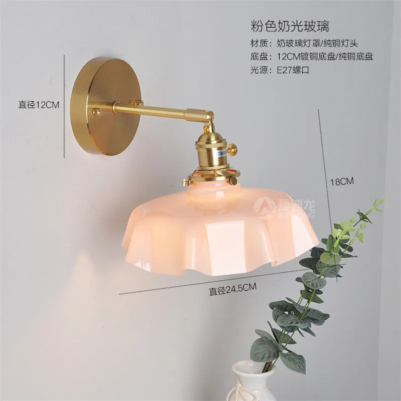 Applique murale led moderne nordique escambrayée 4 couleurs