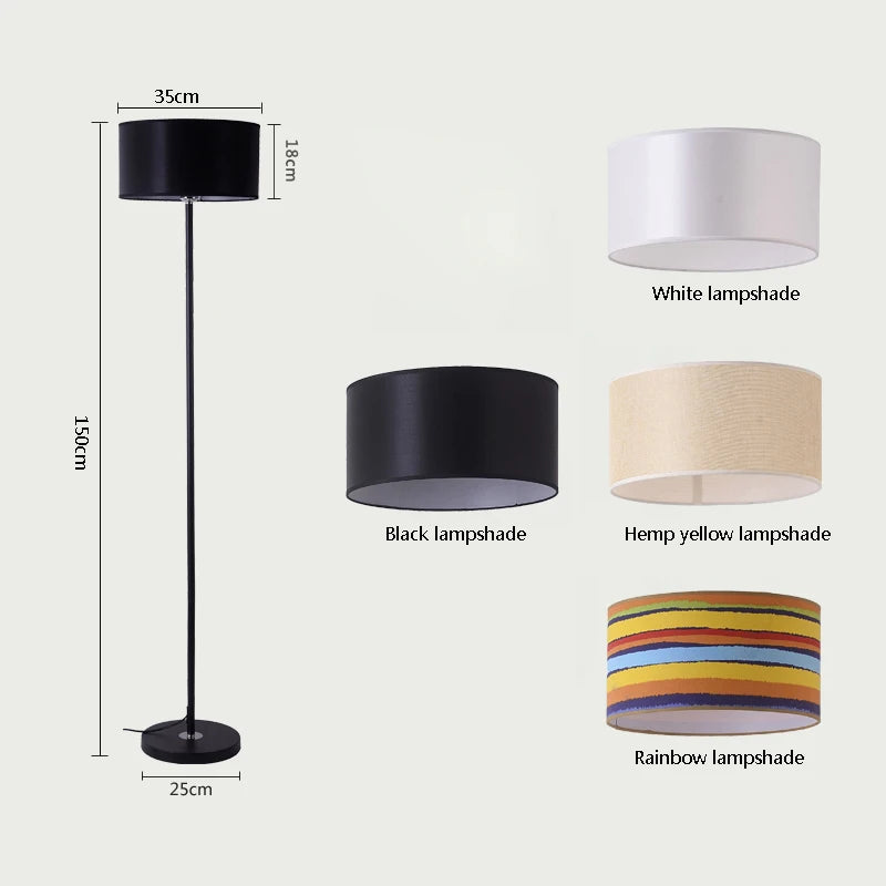lampe de chevet minimaliste avec interrupteur à pied créatif - vue 6 sur 10