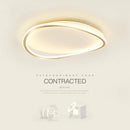 plafonnier led circulaire ultra-mince style nordique moderne et artistique